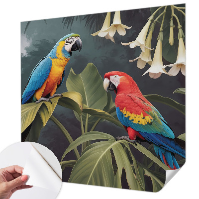3D fototapetas sienoms su spalvingais popieriaus lapais