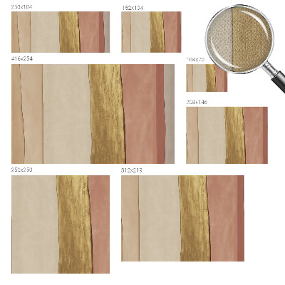 Fototapetas vaikams Bølgede striber