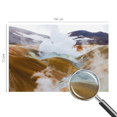 3D fototapetas Vulkaninė kepyklėlė