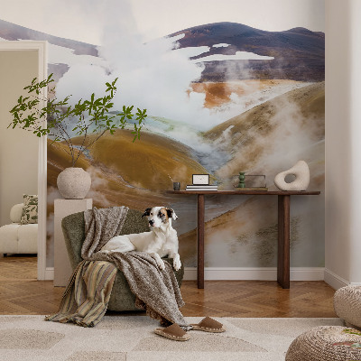 3D fototapetas Vulkaninė kepyklėlė