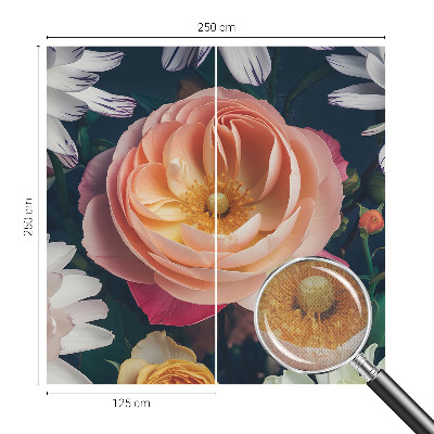 Fototapetai su „Blomsterharmoni“ gėlių raštu