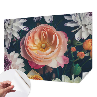 Fototapetai su „Blomsterharmoni“ gėlių raštu