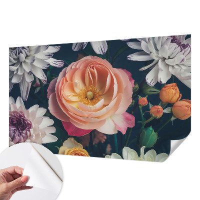 Fototapetai su „Blomsterharmoni“ gėlių raštu