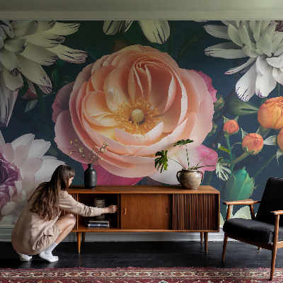 Fototapetai su „Blomsterharmoni“ gėlių raštu