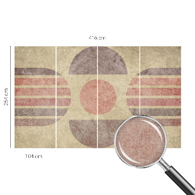 Savaime lipnus fototapetas Geometrinis formuotojas