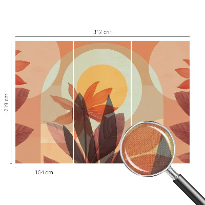 3D fototapetas sienoms Žiedų abstrakcija