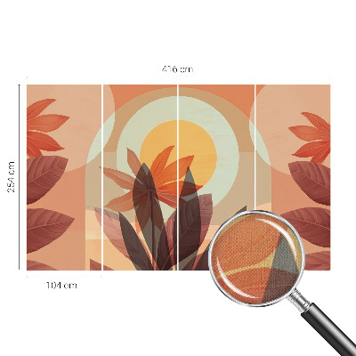 3D fototapetas sienoms Žiedų abstrakcija