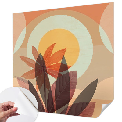 3D fototapetas sienoms Žiedų abstrakcija