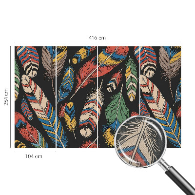 3D fototapetas Spalvingas fjeras