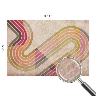 3D fototapetas su geometrinėmis linijomis