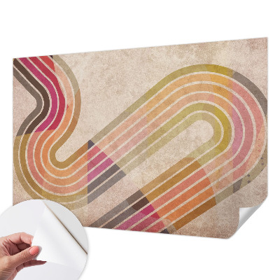 3D fototapetas su geometrinėmis linijomis