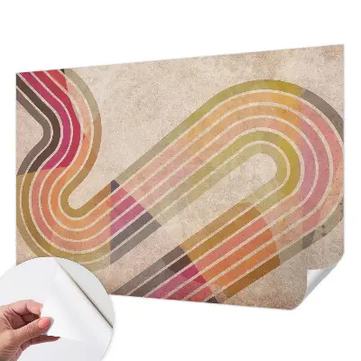 3D fototapetas su geometrinėmis linijomis