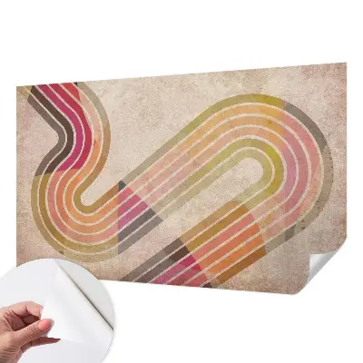 3D fototapetas su geometrinėmis linijomis