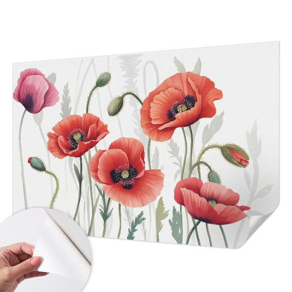 Fototapetas vaikams Røde valmuer