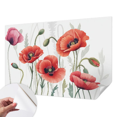 Fototapetas vaikams Røde valmuer