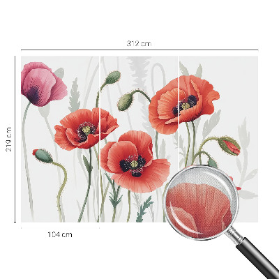 Fototapetas vaikams Røde valmuer