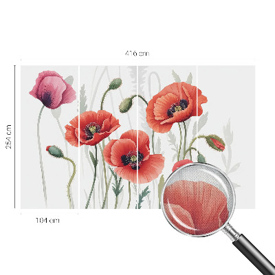 Fototapetas vaikams Røde valmuer