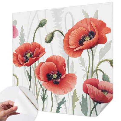 Fototapetas vaikams Røde valmuer