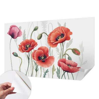 Fototapetas vaikams Røde valmuer