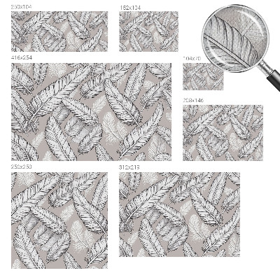 3D fototapetas su subtiliu fjėro motyvu