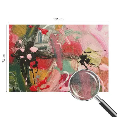 3D fototapetas sienoms spalvingas kaosas dizaino motyve