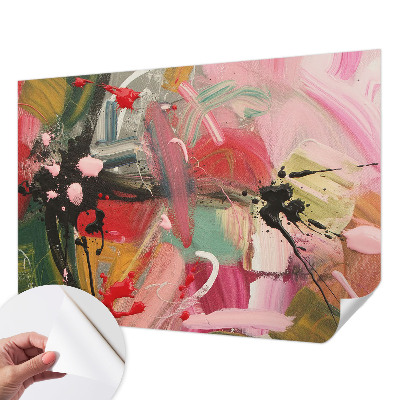 3D fototapetas sienoms spalvingas kaosas dizaino motyve