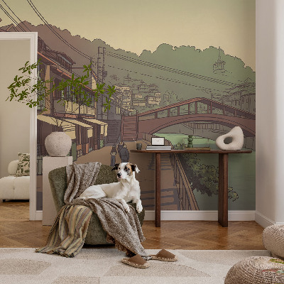 Fototapetas vaiko kambariui Pastellandskab