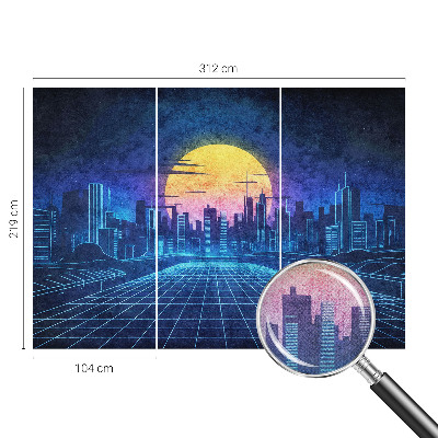 Tapetai su futuristiniu peizažu