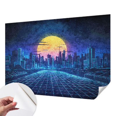 Tapetai su futuristiniu peizažu