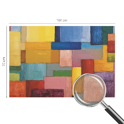 Fototapetas vaikams Farvedės stačiakampis