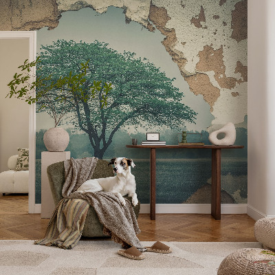 Savaime lipnus fototapetas Et ensomt træ