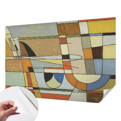 Fototapetas vaiko kambariui su geometriniais harmonikos motyvais