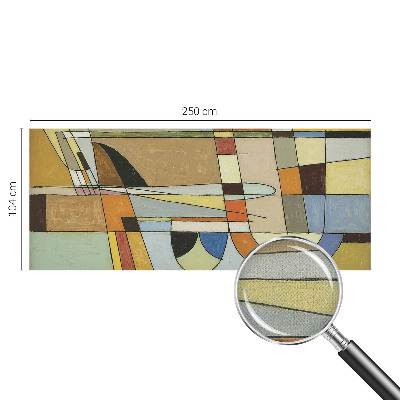Fototapetas vaiko kambariui su geometriniais harmonikos motyvais