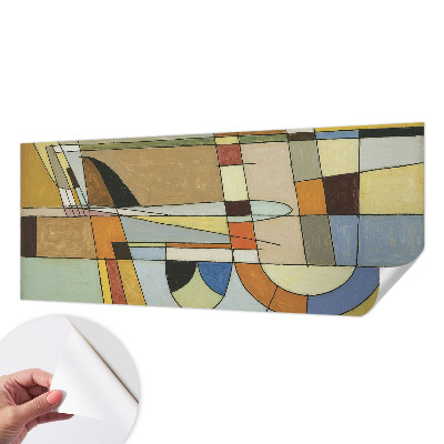 Fototapetas vaiko kambariui su geometriniais harmonikos motyvais