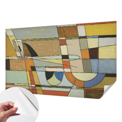 Fototapetas vaiko kambariui su geometriniais harmonikos motyvais