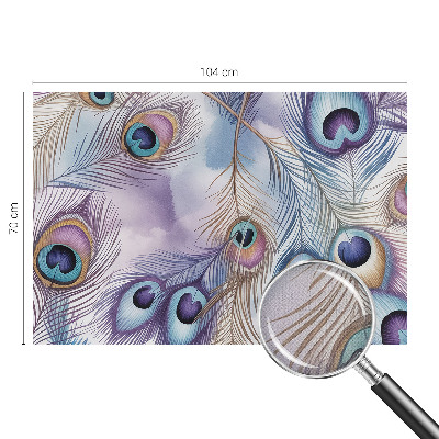 3D fototapetas Påfuglefjer