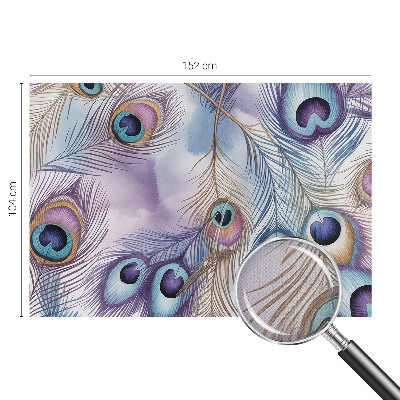 3D fototapetas Påfuglefjer