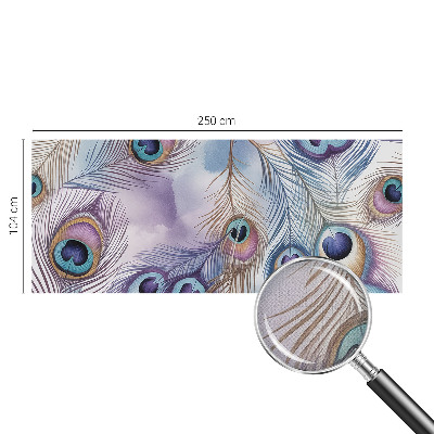 3D fototapetas Påfuglefjer