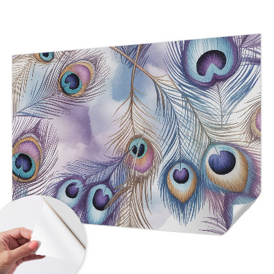 3D fototapetas Påfuglefjer