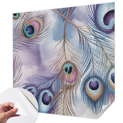 3D fototapetas Påfuglefjer