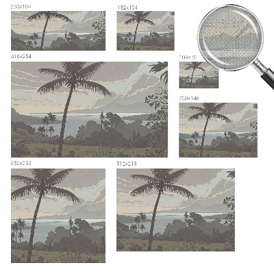 Tapetai Egzotiškas kraštovaizdis