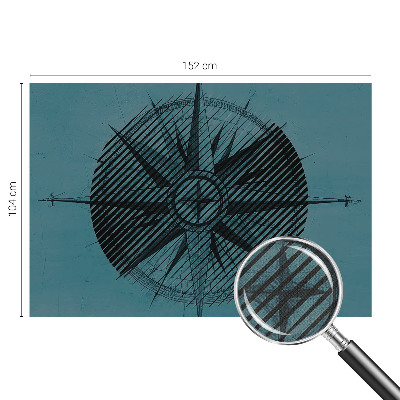 3D fototapetas sienoms Jūrų kompasas