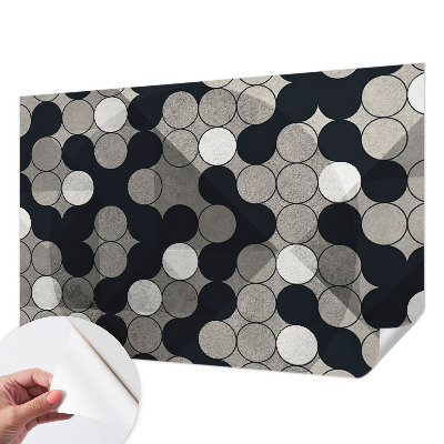 Savaime lipnus fototapetas Geometriniai apskritimai