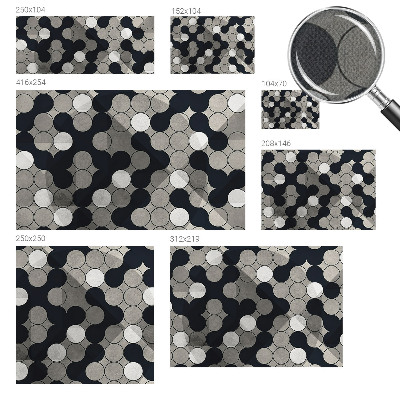 Savaime lipnus fototapetas Geometriniai apskritimai