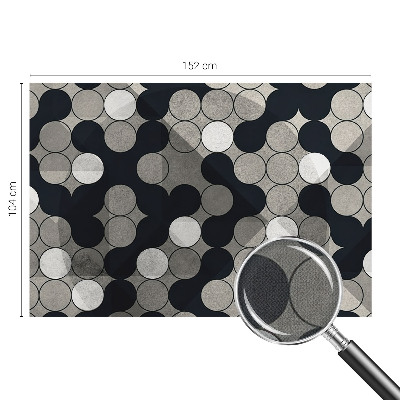 Savaime lipnus fototapetas Geometriniai apskritimai