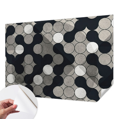 Savaime lipnus fototapetas Geometriniai apskritimai