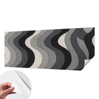 3D fototapetas Grå bølger