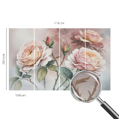 Fototapetas vaiko kambariui Pastellroser