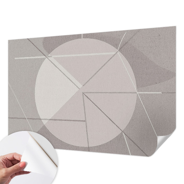 3D fototapetas sienoms su abstrakčia geometrine kompozicija