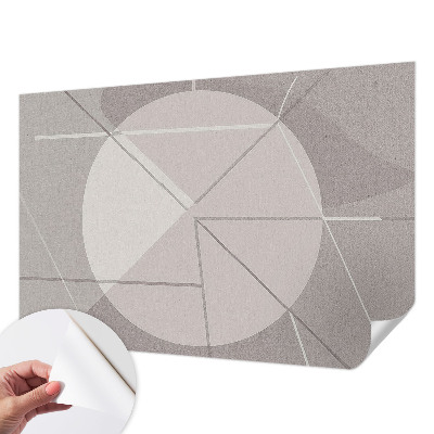 3D fototapetas sienoms su abstrakčia geometrine kompozicija